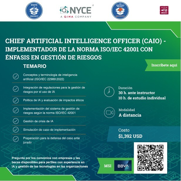 CAIO - Especializado en Gestión de Riesgos ISO/TEC 42001